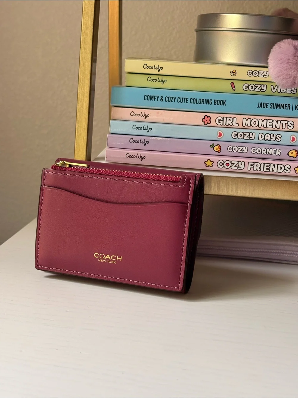Coach card holder wallet